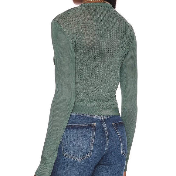 Free People H20 Crew Pullover In Jaded S Small New NWT - Picture 3 of 5